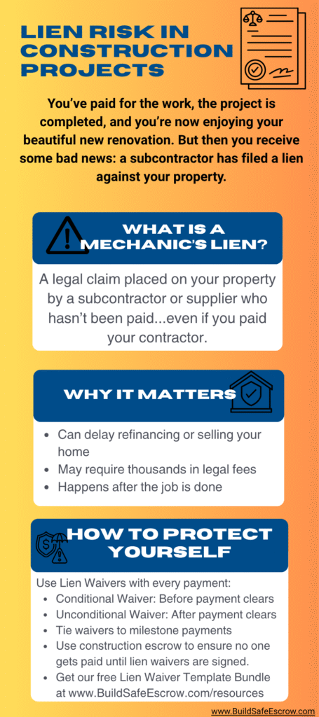 Lien risk in construction and renovation projects
