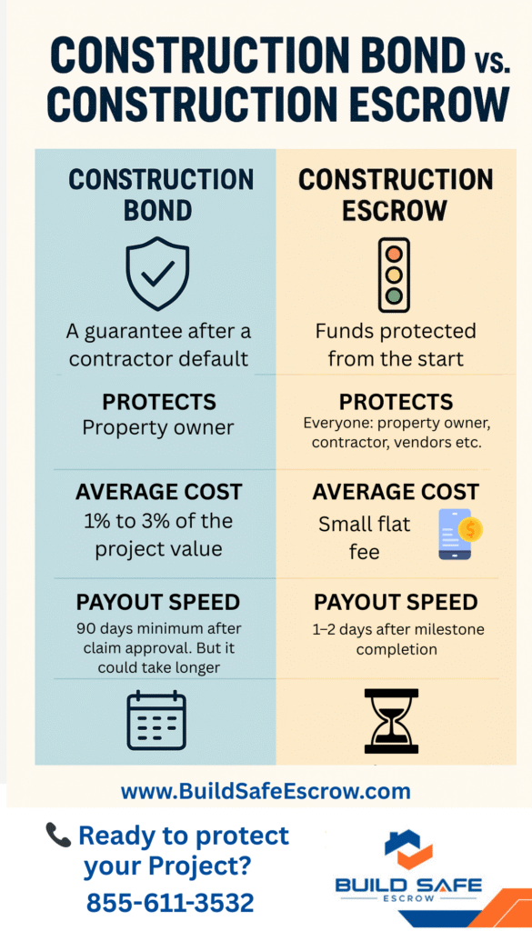 Construction Bond vs. Construction Escrow: Which Really Protects Your Project? 1 construction bond