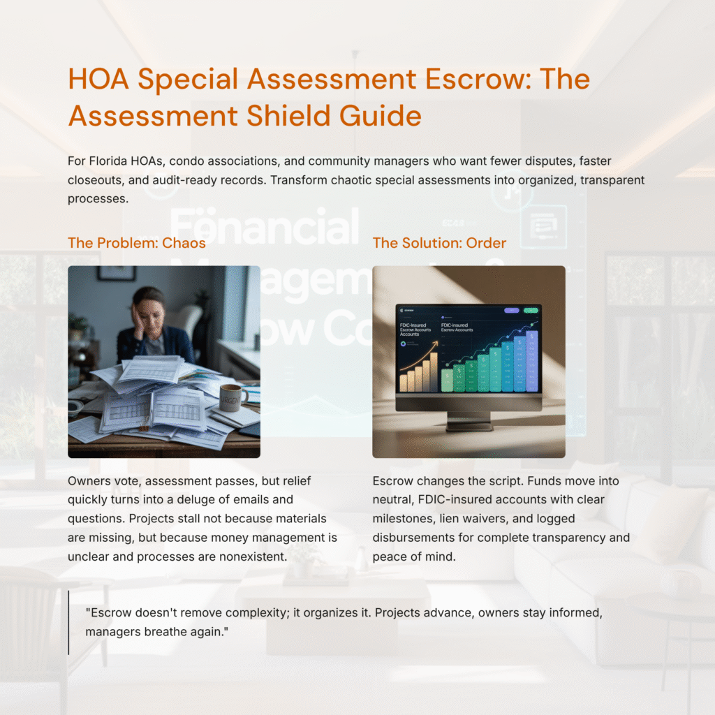 HOA Special Assessment Escrow