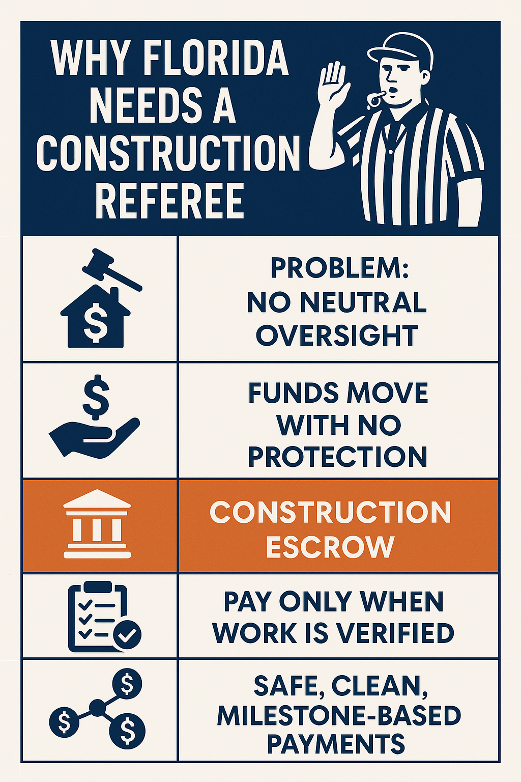 construction escrow florida 