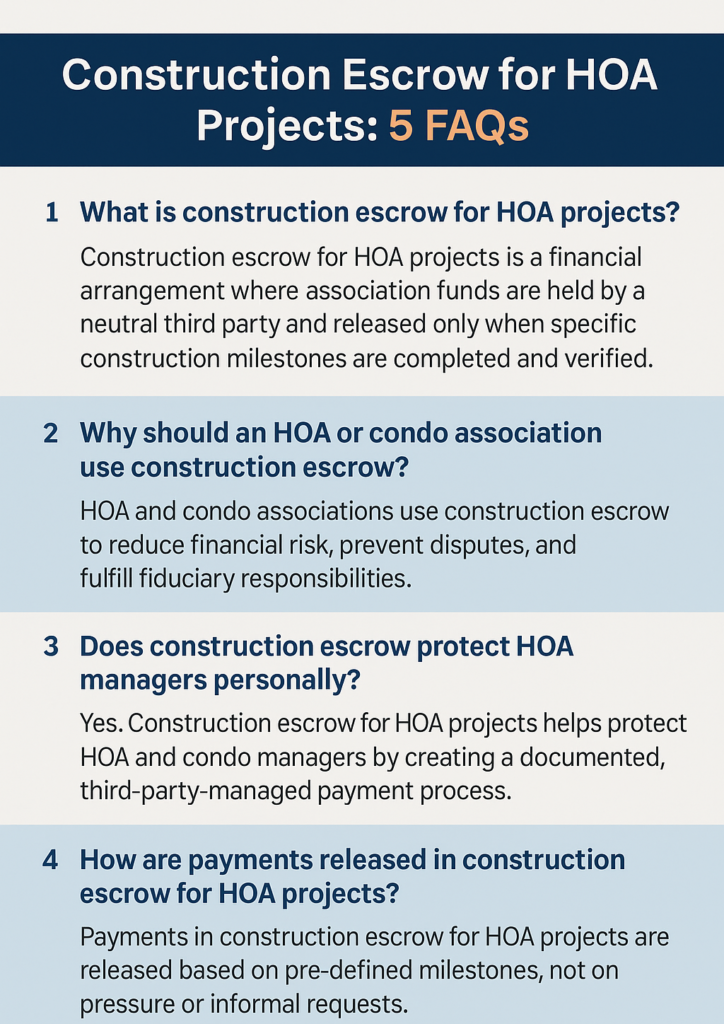 Construction Escrow for HOA Projects: How Condo and HOA Managers Protect Funds, Reduce Disputes, and Safeguard Trust 7 ChatGPT Image Dec 12 2025 11 47 16 AM