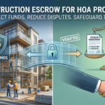 construction escrow for HOA projects