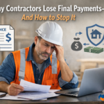 final payment disputes in construction