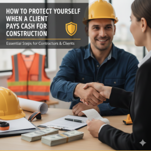 How to Protect Yourself When a Client Pays Cash for Construction