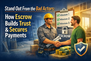 escrow helps contractors stand out