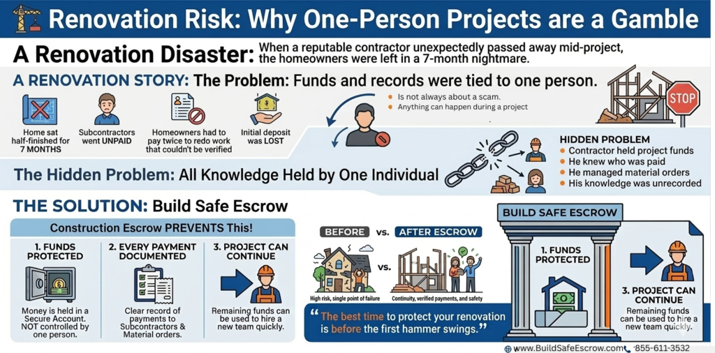 True Story Spotlight: A Renovation Disaster After the Contractor Died Mid-Project 4 renovation disaster