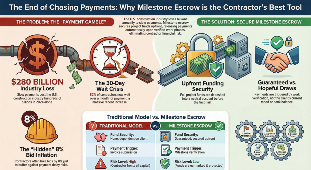 how milestone payments through escrow work  