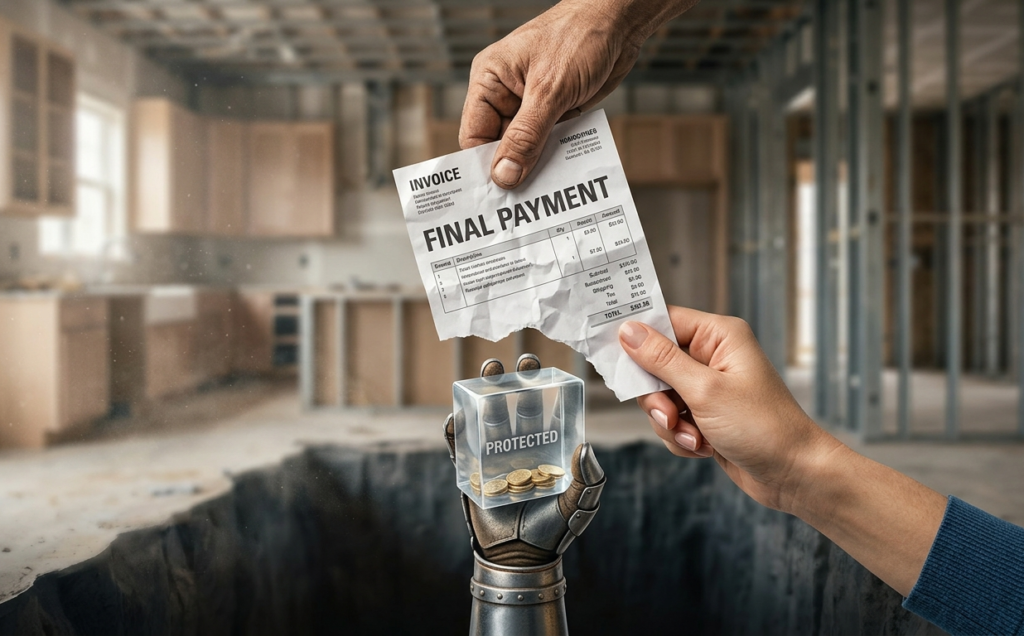 The Final Payment Is Your Most Dangerous Invoice. Here's How to Protect It. 1 The Final Payment Is Your Most Dangerous Invoice. Here's How to Protect It.