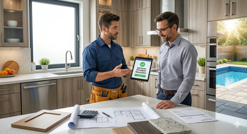 Pool Companies, Window Contractors, and Kitchen Installers: The Escrow Model That's Transforming Specialty Trades 4 Pool Companies, Window Contractors, and Kitchen Installers: The Escrow Model That's Transforming Specialty Trades