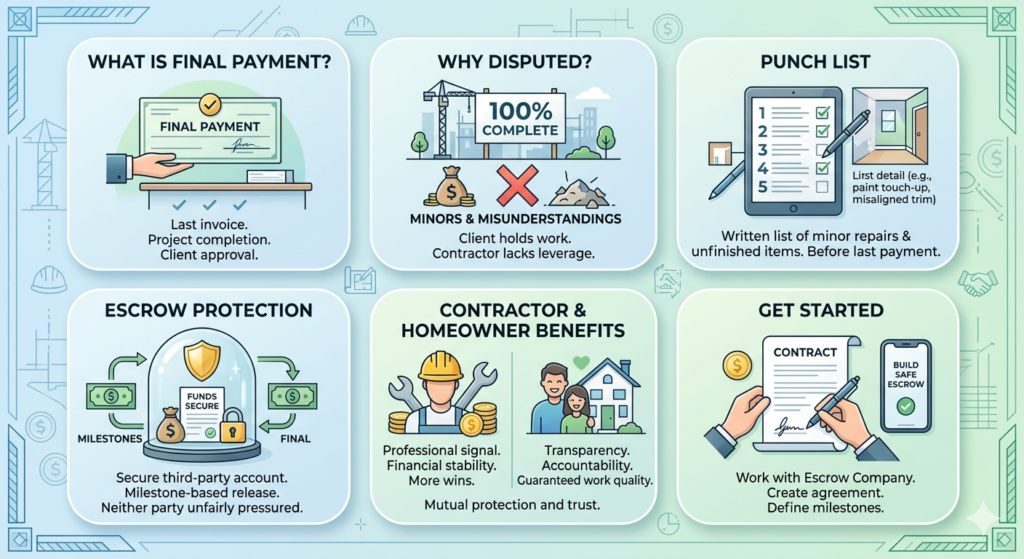 The Final Payment Is Your Most Dangerous Invoice. Here's How to Protect It. 2 The Final Payment Is Your Most Dangerous Invoice. Here's How to Protect It.