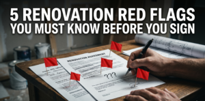 renovation red flags