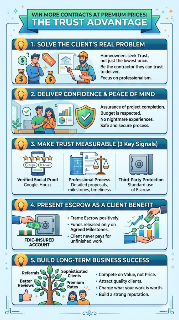 How Contractors Win More Bids Without Lowering Your Price: The Trust Advantage 4 How to Win More Bids Without Lowering Your Price: The Trust Advantage