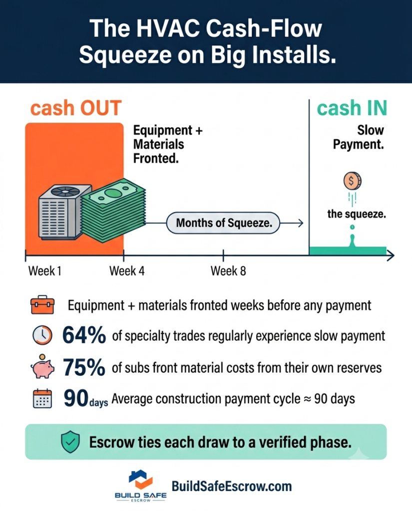 Why HVAC Contractors Lose Money on Large Installs — and How Escrow Fixes It 4 HVAC contractor payment