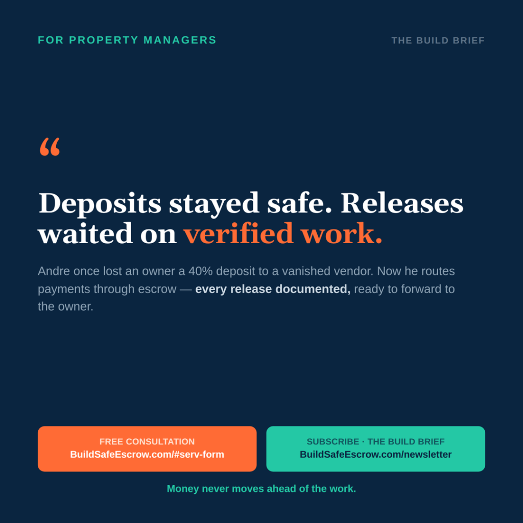 escrow for property managers