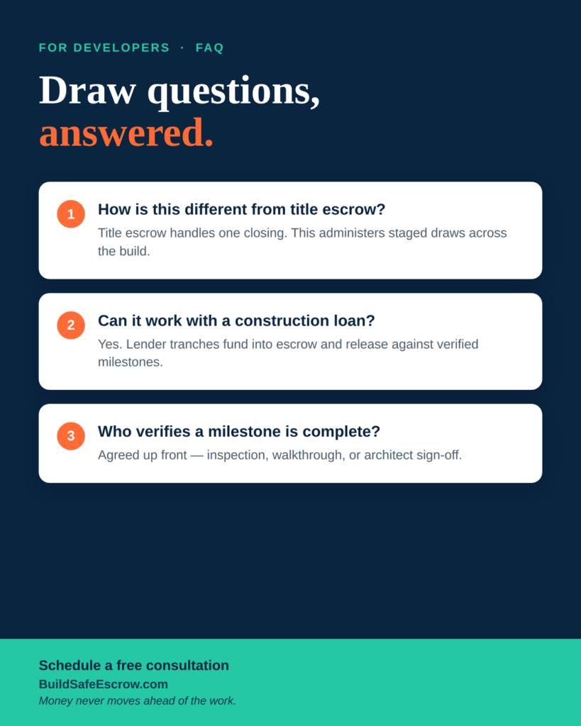 Commercial Construction Escrow: Protect Every Draw 5 blog3 faq card